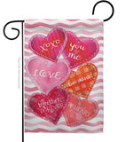 Love Together Forever - Valentines Spring Vertical Impressions Decorative Flags HG101055 Made In USA