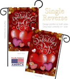 Beloved Valentine's Day - Valentines Spring Vertical Impressions Decorative Flags HG101062 Made In USA