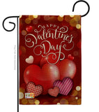 Beloved Valentine's Day - Valentines Spring Vertical Impressions Decorative Flags HG101062 Made In USA