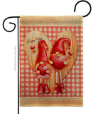 Gnome Love - Valentines Spring Vertical Impressions Decorative Flags HG101068 Made In USA