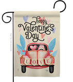 Gnome Delivery Love - Valentines Spring Vertical Impressions Decorative Flags HG101071 Made In USA