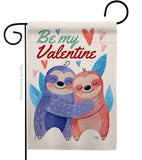 Sloths Love - Valentines Spring Vertical Impressions Decorative Flags HG101072 Made In USA