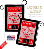 Sending Love - Valentines Spring Vertical Impressions Decorative Flags HG101075 Made In USA