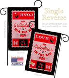 Sending Love - Valentines Spring Vertical Impressions Decorative Flags HG101075 Made In USA