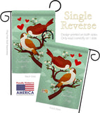 True Love - Valentines Spring Vertical Impressions Decorative Flags HG101076 Made In USA