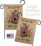 Key Of My Heart - Valentines Spring Vertical Impressions Decorative Flags HG137122 Made In USA