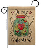 Be My Valentine - Valentines Spring Vertical Impressions Decorative Flags HG137123 Made In USA