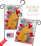 Sweet Love - Valentines Spring Vertical Impressions Decorative Flags HG137145 Made In USA