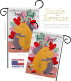 Sweet Love - Valentines Spring Vertical Impressions Decorative Flags HG137145 Made In USA