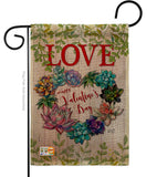 Succa for Love - Valentines Spring Vertical Impressions Decorative Flags HG137147 Made In USA
