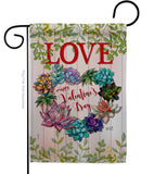 Succa for Love - Valentines Spring Vertical Impressions Decorative Flags HG137147 Made In USA