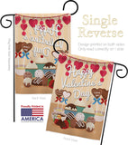 Sweet Valentines Day - Valentines Spring Vertical Impressions Decorative Flags HG192053 Made In USA
