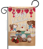 Sweet Valentines Day - Valentines Spring Vertical Impressions Decorative Flags HG192053 Made In USA