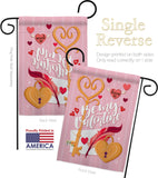 Be My Valentine - Valentines Spring Vertical Impressions Decorative Flags HG192054 Made In USA