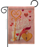 Be My Valentine - Valentines Spring Vertical Impressions Decorative Flags HG192054 Made In USA