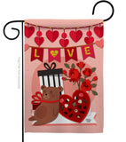 Valentine Sweet Moment - Valentines Spring Vertical Impressions Decorative Flags HG192151 Made In USA