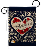 Roses are Love - Valentines Spring Vertical Impressions Decorative Flags HG192152 Made In USA