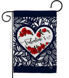 Roses are Love - Valentines Spring Vertical Impressions Decorative Flags HG192152 Made In USA