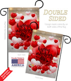 Pop Hearts Valentines Day - Valentines Spring Vertical Impressions Decorative Flags HG192153 Made In USA