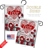 Royalty Love - Valentines Spring Vertical Impressions Decorative Flags HG192154 Made In USA