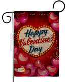 Viva Love - Valentines Spring Vertical Impressions Decorative Flags HG192156 Made In USA