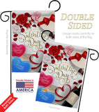 Together Forever - Valentines Spring Vertical Impressions Decorative Flags HG192344 Made In USA