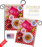 Love Postage - Valentines Spring Vertical Impressions Decorative Flags HG192408 Made In USA