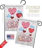 Be My Valentine - Valentines Spring Vertical Impressions Decorative Flags HG192415 Made In USA