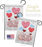 Be My Valentine - Valentines Spring Vertical Impressions Decorative Flags HG192415 Made In USA