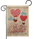 Be My Valentine - Valentines Spring Vertical Impressions Decorative Flags HG192415 Made In USA