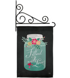 Filled with Love - Valentines Spring Vertical Impressions Decorative Flags HG101051 Made In USA