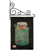 Filled with Love - Valentines Spring Vertical Impressions Decorative Flags HG101051 Made In USA