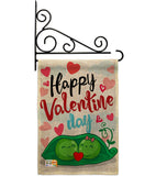 My Sweet Peas Valentine - Valentines Spring Vertical Impressions Decorative Flags HG101054 Made In USA