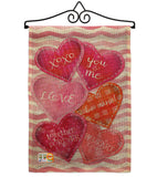 Love Together Forever - Valentines Spring Vertical Impressions Decorative Flags HG101055 Made In USA