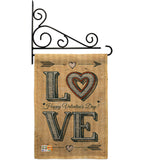 Classic Love - Valentines Spring Vertical Impressions Decorative Flags HG101061 Made In USA