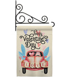 Gnome Delivery Love - Valentines Spring Vertical Impressions Decorative Flags HG101071 Made In USA