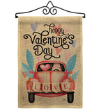 Gnome Delivery Love - Valentines Spring Vertical Impressions Decorative Flags HG101071 Made In USA