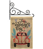 Gnome Delivery Love - Valentines Spring Vertical Impressions Decorative Flags HG101071 Made In USA