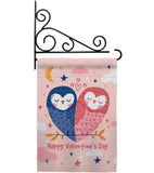 Owl Love - Valentines Spring Vertical Impressions Decorative Flags HG101073 Made In USA