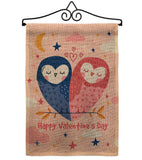 Owl Love - Valentines Spring Vertical Impressions Decorative Flags HG101073 Made In USA