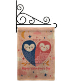 Owl Love - Valentines Spring Vertical Impressions Decorative Flags HG101073 Made In USA