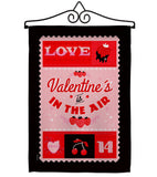 Sending Love - Valentines Spring Vertical Impressions Decorative Flags HG101075 Made In USA