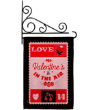 Sending Love - Valentines Spring Vertical Impressions Decorative Flags HG101075 Made In USA