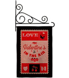 Sending Love - Valentines Spring Vertical Impressions Decorative Flags HG101075 Made In USA