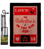 Sending Love - Valentines Spring Vertical Impressions Decorative Flags HG101075 Made In USA