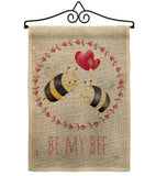 Be My Bee - Valentines Spring Vertical Impressions Decorative Flags HG101077 Made In USA