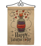 Posion Of Love - Valentines Spring Vertical Impressions Decorative Flags HG137121 Made In USA