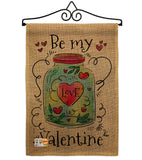 Be My Valentine - Valentines Spring Vertical Impressions Decorative Flags HG137123 Made In USA