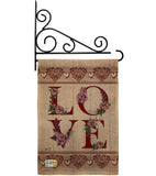 Classic Valentine Love - Valentines Spring Vertical Impressions Decorative Flags HG137144 Made In USA