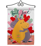 Sweet Love - Valentines Spring Vertical Impressions Decorative Flags HG137145 Made In USA